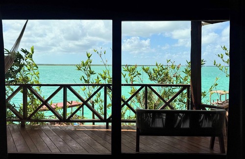 Bacalar Cabin | Suite with lagoon view, balcony and private pier