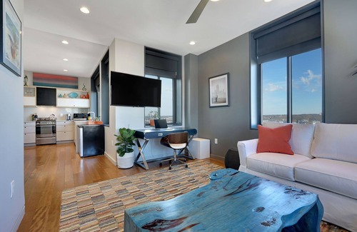 Asbury Park Condo | Summer Rental - 2 Bedroom/2 Bath Highrise - Downtown Modern Luxury!