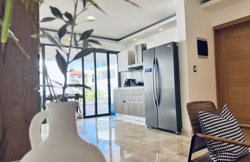 Las Terrenas Condo | Sun, Sand & Style: Chic Beachfront Condo with Huge Terrace