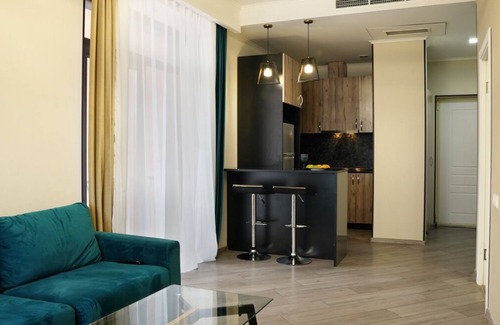 Tsaghkadzor Condo | Sunny 1BR/Balcony/Pool access/Mountain views