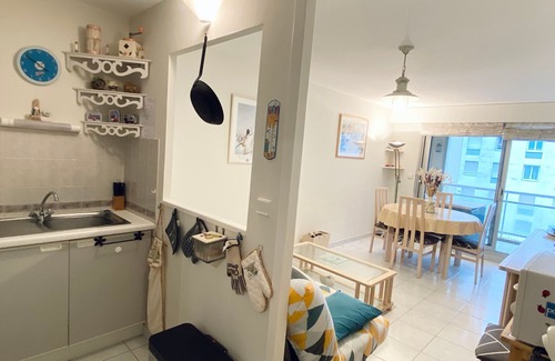 Les Sables d'Olonne Apartment | Sunny Apartment Near Beach, WiFi, Garage, Balcony