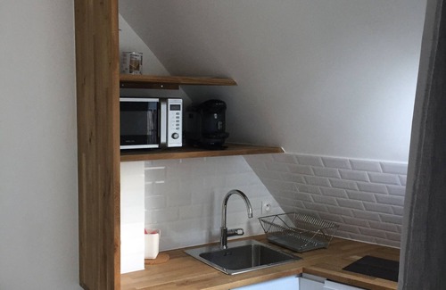 Epinettes Apartment | Sunny, refurbished studio with balcony