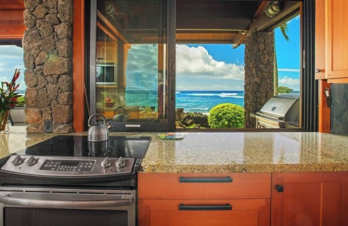 Poipu House | Sunset Makai Hale By Parrish Kauai - luxury oceanfront home w/pool