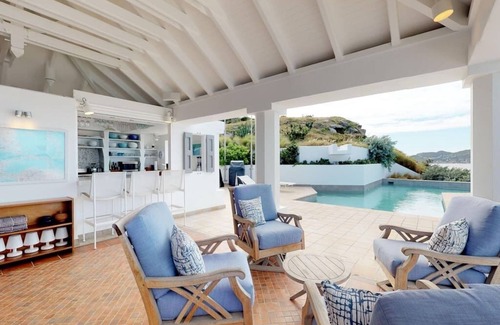 Pointe Milou House | Sunset & Ocean View in Villa Cap Au Vent
