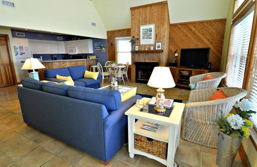 Ocracoke Condo | Sunset on the Sound: Soundfront condo with colorful sunsets.