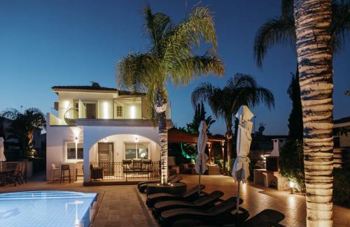 Ayia Thekla Villa | Sunset Villa private complex heated pool