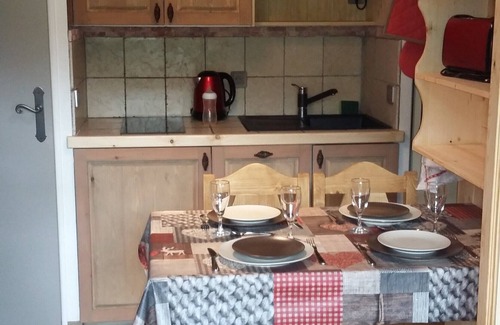 Plagne Soleil Apartment | Superb 2-room + mountain corner plagne soleil renovated linen and cleaning inc.