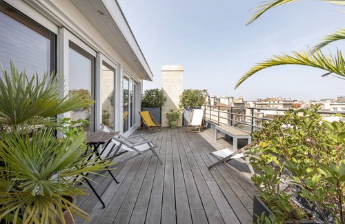 Saint Seurin - Fondaudege Apartment | Superb apartment, terrace with view, quiet+.