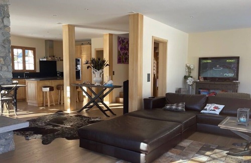 Randogne Ski Chalet | Superb chalet with exceptional comfort - 10 people facing to the mountains