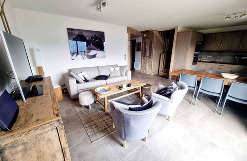 Bisanne 1500 Apartment | Superb duplex 8 pers, pool, parking, Les Saisies