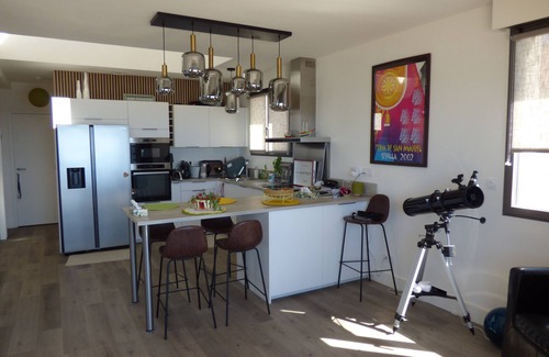 Palavas-les-Flots Apartment | Superb Duplex on the Beach, panoramic view of the Mediterranean, rated 5*, 8 Pers
