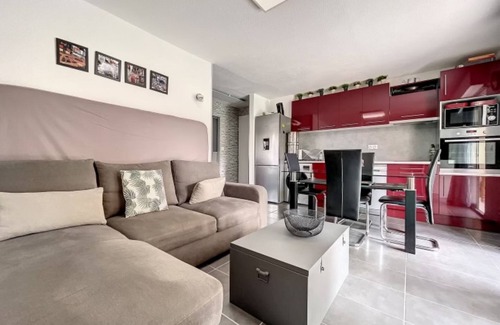 Les Hauts de Canet Apartment | Superb T2 Résidence Europa: Parking Clim Wifi Swimming pool