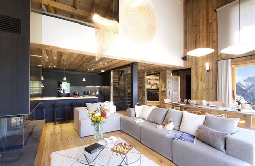 Les Deux Alpes Condo | Superbe appartement style chalet + sauna privé