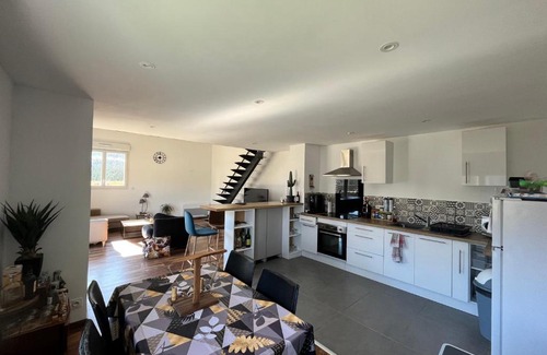 Villars-en-Pons Apartment | Superbe Loft, dégustations vignoble familial