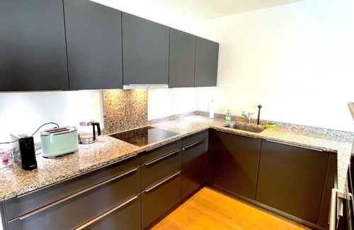 Unterseen Apartment | SwissHut Modern 10min Interlaken West Station - Apart. Blume 1