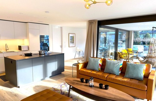 Interlaken Condo | SwissHut Modern 5min Interlaken West Station - Apart. Rugen 2