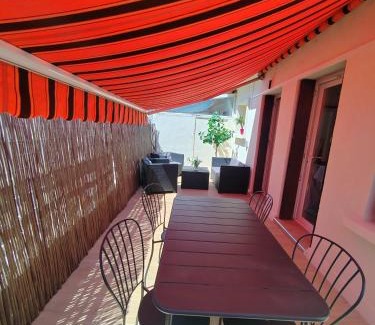 Le Mourillon Apartment | T1 avec grande terrasse, hypercentre ,climatise