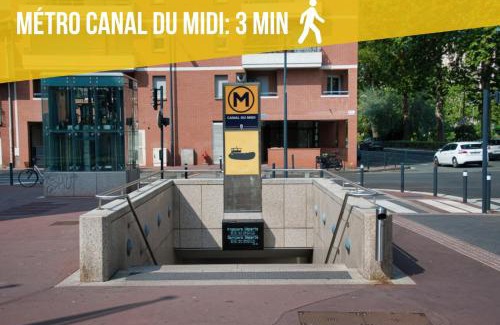Toulouse City-Centre Apartment | T2 Chalets cosy central Canal du Midi Toulouse