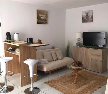 Quartier Croix-Daurade Apartment | T2 climatisé jardin & court de tennis/piscine/parking/fibre