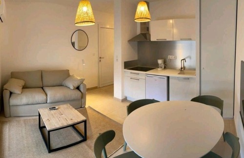 Bravone Apartment | T2 new seaside residence with heated pool. Pets welcome.