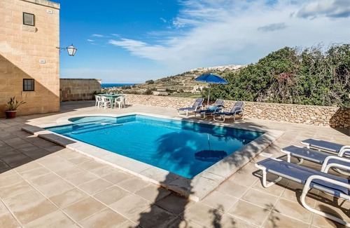 Ghasri House | Ta Tonina - Amazing situated poolvilla with large terrace for max 6 persons