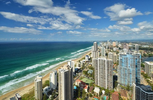 Surfers Paradise Apartment | Tallest residential tower 2 bedroom 2 bathroom level 42