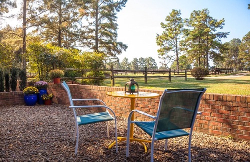 Southern Pines Apartment | Tanglewood Farm - Tally Ho Suite 1 BR/1BA Private Apartment on Horse Farm