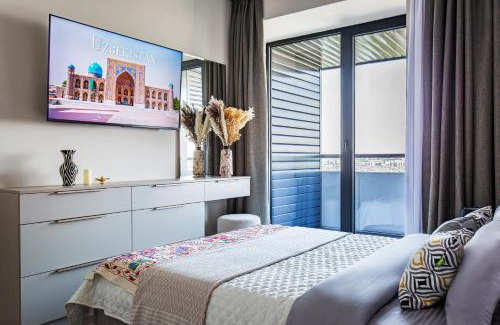 Tashkent Apartment | Tashkent Skyline 1BR & Balcony