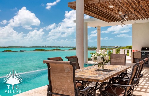 Ocean Point House | TC Villas -Caicos Cays Villa -Right on Chalk Sound!