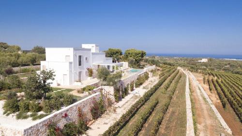 Monopoli Villa | TD Tenuta Donna Madia Sea View Pool Over Vineyard