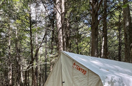 Ellenville RV Rental | Tentrr Signature Site - Secluded Streamside Camp 90 miles from NYC