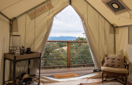 Ukiah RV Rental | Tentrr Signature Site - Epic Orr Springs - Coleman Outfitted Site