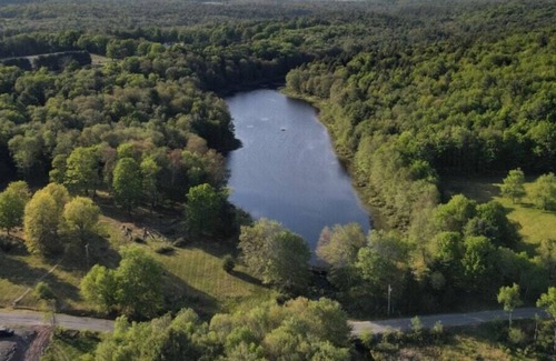 Kauneonga Lake RV Rental | Tentrr Signature Site - R2 at the Tentrr Catskill Retreat - Lake Front - Double
