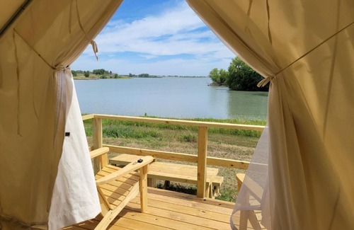 Loup City Other | Tentrr State Park Site - Nebraska Sherman SRA - Redwood Lakeview B - Single Camp