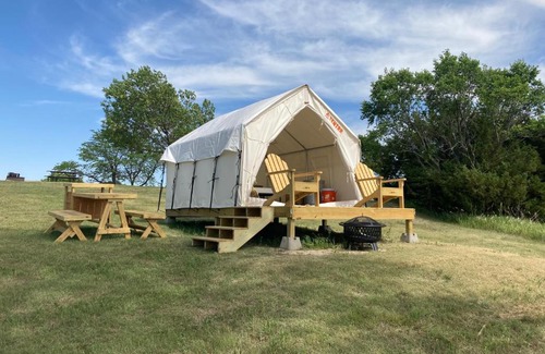 Loup City Other | Tentrr State Park Site - Nebraska Sherman SRA - East Ridge Lakeview J - Single Camp