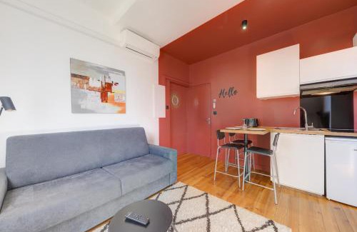Pierre-Benite Apartment | Terracotta-T2-Clim-Parking gratuit privé