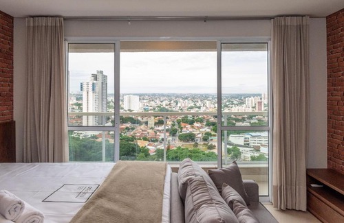 Setor Bueno Apartment | TH2004 Flat aconchegante no 20 andar do Ed The Expression com vista linda para cidade - Setor Bueno
