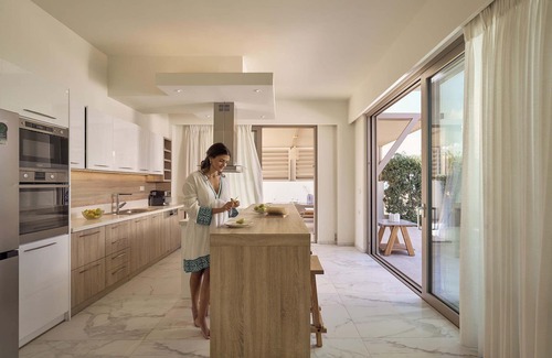 Panormos Villa | Thalassa Residence, Pool, Spa Whirlpool, Gym, Sauna & SeaViews