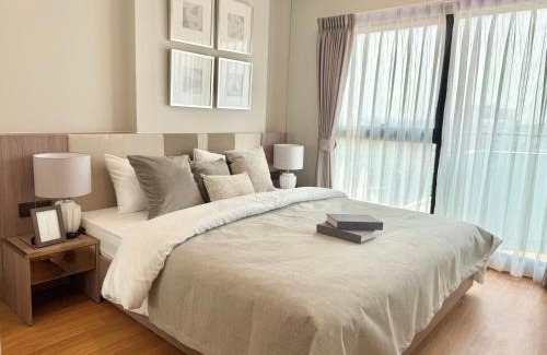 Chang Khlan Apartment | The Astra Sky River Chiang Mai 宜居4人 无边泳池 乳胶床垫