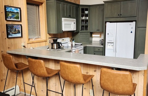 Harbor Springs Ski Chalet | The Black & Tan Chalet - modern comfort for your group near Nubs & Highlands
