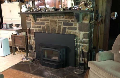 Wardensville Cabin | "The Cabin At Trout Run" - Waterfront, Wifi, Firepit, Wood Stove, Screened Porch