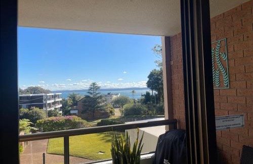 Nelson Bay Apartment | The Commodore, 23,9-11 Donald Street - Delightful unit with gorgeous water views, air con and wi-fi