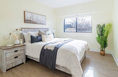 Grand Bend Apartment | The Cove 201: Luxury Condo on Main St, Near Beach