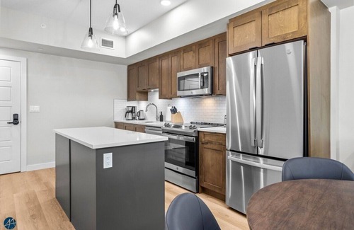 Dead Man's Flats Condo | The Creekside - Top Floor Mountiain & Creek Views
