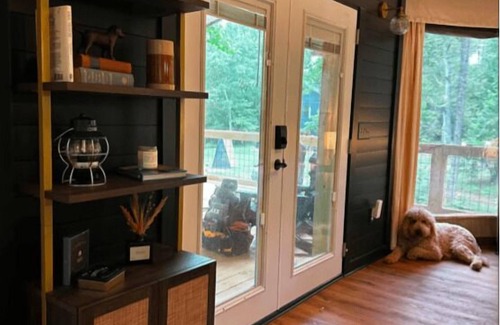 Mill Spring RV Rental | The Dogwood - Glamping Tent at Wheat Creek Outpost