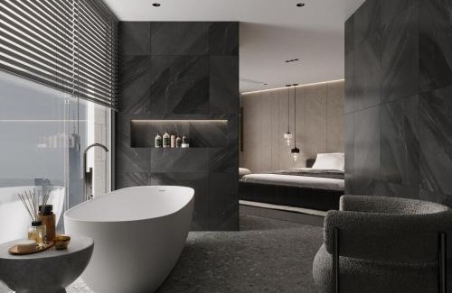 Hang Bac Apartment | The Dragon Bridge Hanoi-Skyline Loft with Private Balcony-Free Laundry
