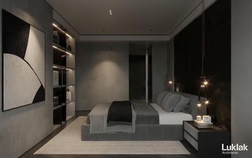 Hang Bac Apartment | The Dragon Bridge Hanoi-Skyline Loft with Private Balcony-Free Laundry