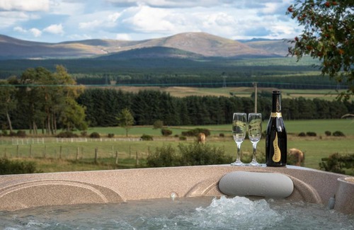 Grantown-on-Spey House | The Eagle's Nest - large house with hot tub and sauna