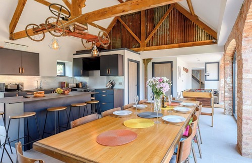 Huntley Cottage | The Go Cart Barn is totally unique, inside and out with a sprinkling of retro cool.
