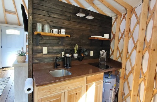 Logan House | The Hummingbird is a Stylish 20ft Yurt house!
